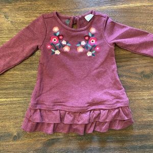 Gymboree floral sweater dress